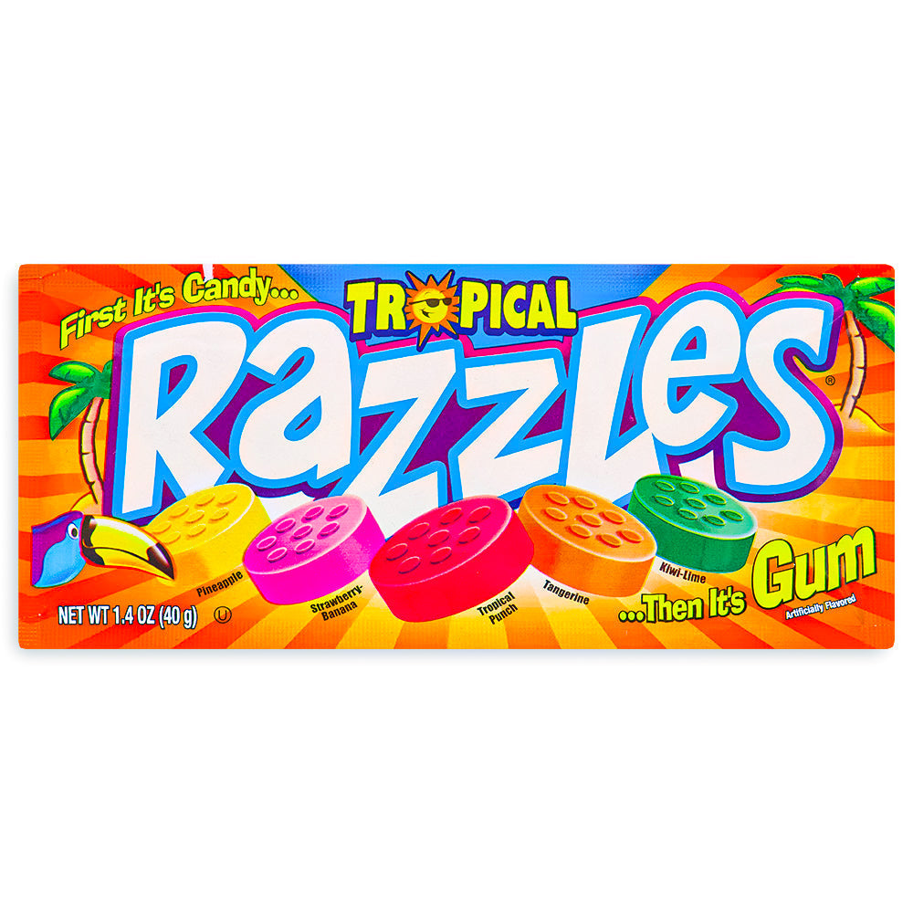 Razzles Tropical Candy - 1.4 oz.