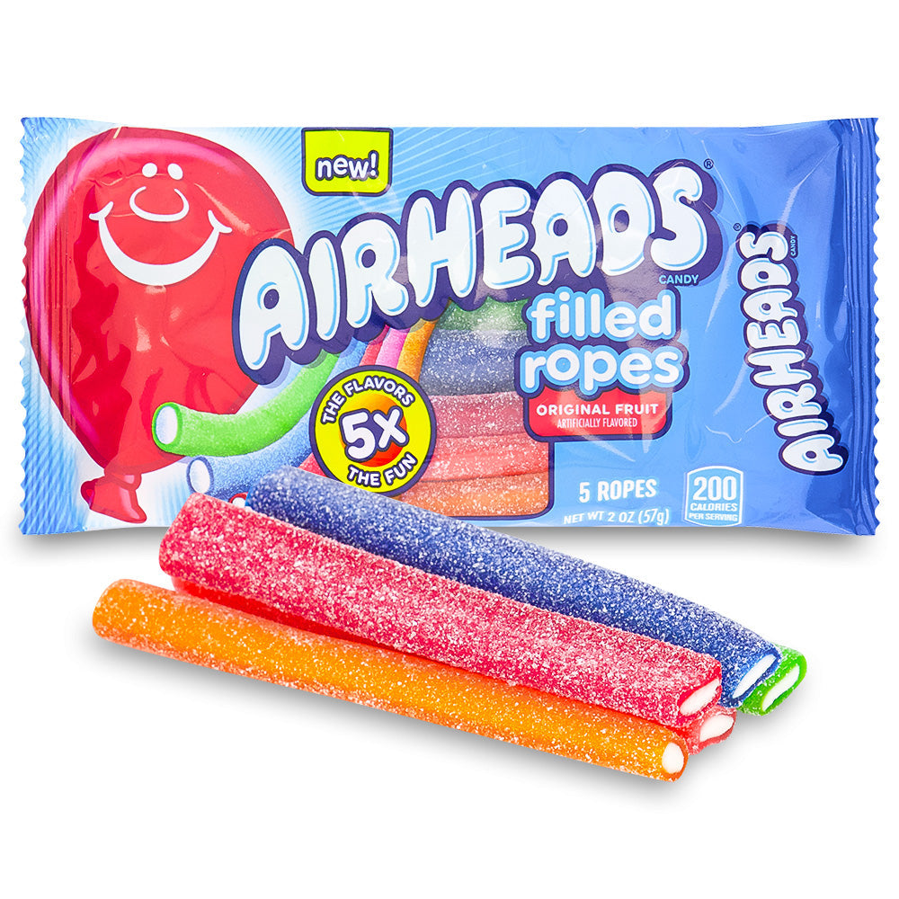 Airheads Candy - Original Fruit Filled Ropes 2oz