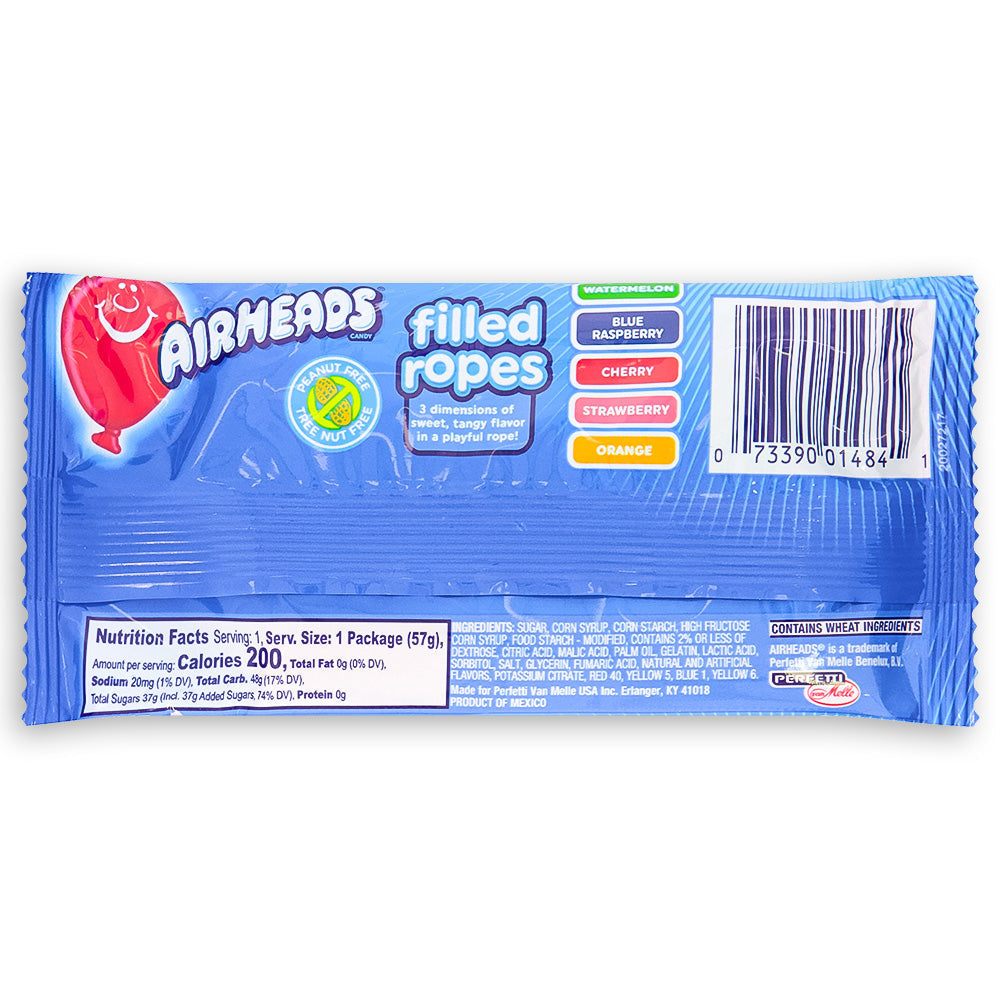 Airheads Candy - Original Fruit Filled Ropes 2oz